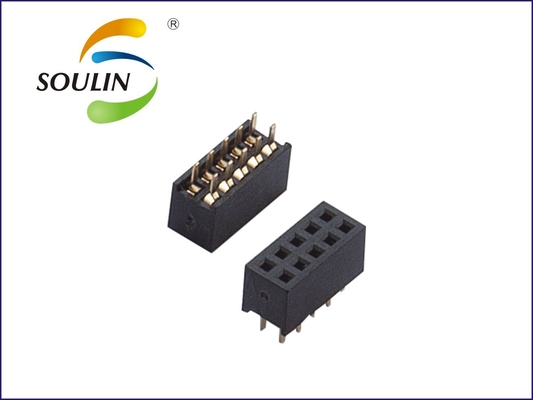 ISO9001 PA9T FPC 20 Pin Female Header 2.54 Mm Pitch Connector