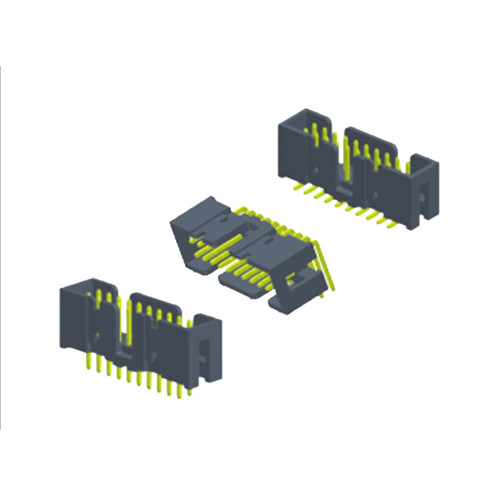 PA9T 2.54 Mm Female Header Surface Mount Printed Circuit Board Connector